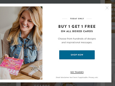 Special Offer Promotion Window clean design ecommerce minimal modal promotion type typography ui ux web web design