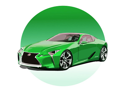 Concept Car Vector Illustration auto car illustration vector vector art