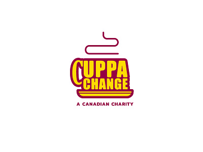 Cuppa Change 01 change charity coffee cup cuppa logo steam