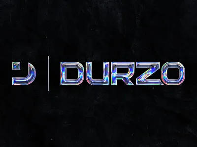 Durzo Logo colors crystal dj durzo edm icon logo music producer rainbow refraction type