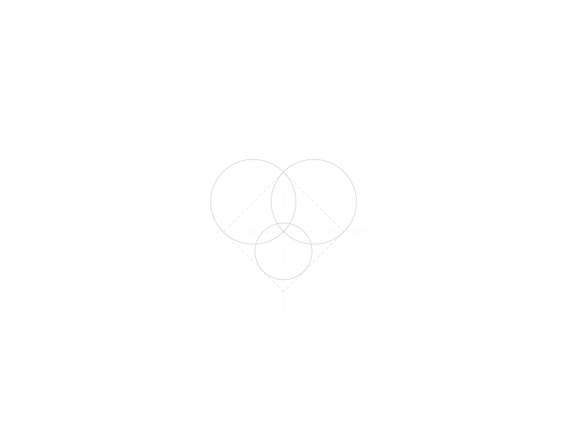 Heart Mark Construction animation apple brand cunstructio grid heart identity illustrator logo mark minimal symbol