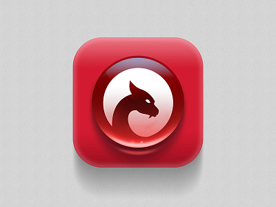 Dragon dragon icon illustrator logo logotype monster photoshop red symbol