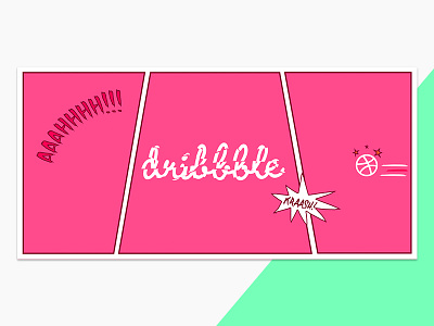 Hello Dribbble animation code codepen comic crack crash dribbble first shot