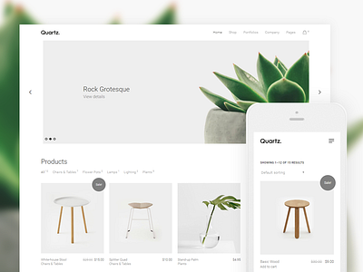 Quartz - Creative WooCommerce & WordPress Theme core html loop themes site template theme themeforest web web design website wordpress