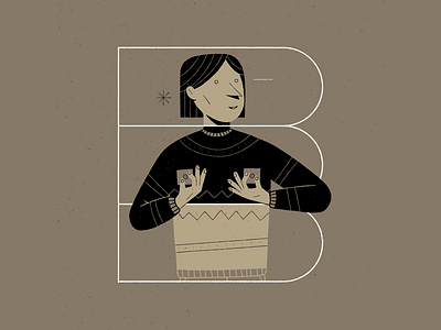 36 days - E 36 days of type illustration type