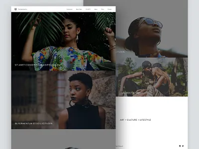The Ghettonerd Co. Concept Redesign concept design redesign ui design web