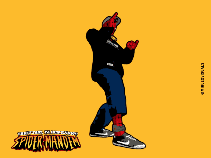 Spider Mandem - Rhyme bass music dubstep grime junglist mc miguexvisuals richpaing roadman spidermandem