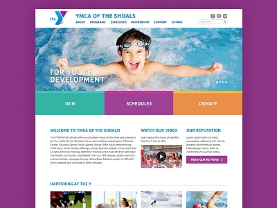 YMCA of the Shoals '14 ui website ymca