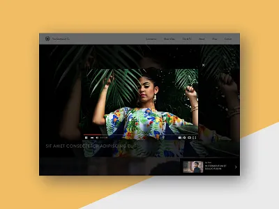 The Ghettonerd Co. Concept Redesign concept design redesign ui design web