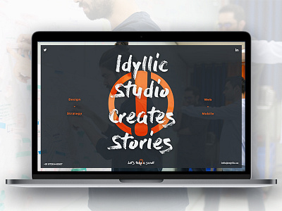 www.idyllic.co homepage ui design design ixd studio ucd ux