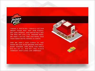 Pizza Hut building city pizzahut store