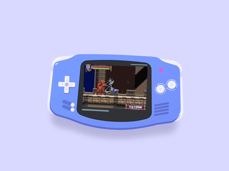 Hello Dribbble~ game boy advance，castlevania hello dribbble