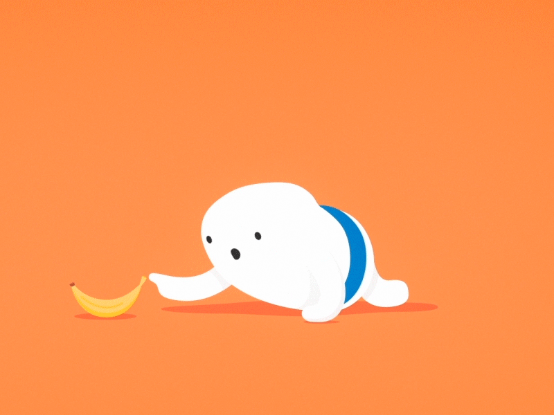 Banana! animation casumo character design mograph motion graphics space