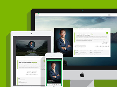 Riche Personal Vcard Wordpress Theme blog creative cv flat html5 personal portfolio responsive resume skills timeline vcard