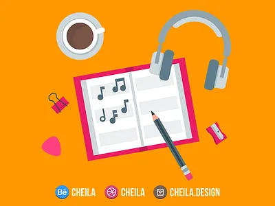 Sound Suite illustration android app design flat game illustration mobile music