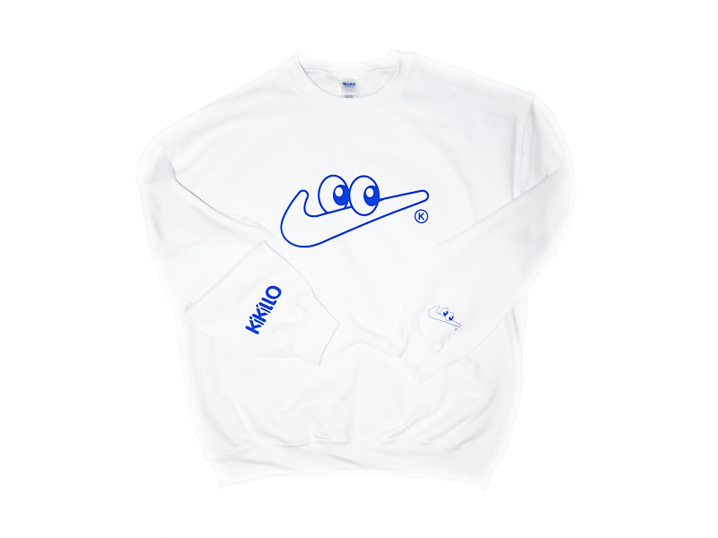 Nikillo™ Blue Edition (Unique) apparel clothing cute illustration kikillo nike nikillo streetwear