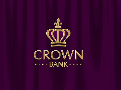 Crown Bank bank crown logomotive