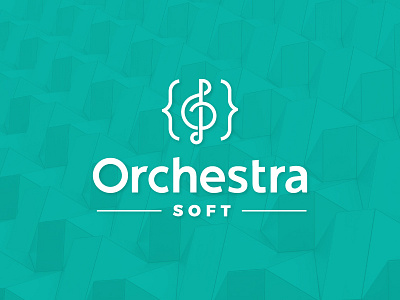 Orchestra Soft Logo design developers graphic logo music orchestra software