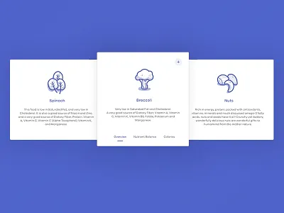 Foody Icons In Use broccoli card food icon illustration tabs ui vector vegetable