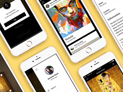Museumo App app feed gallery ios museum painting picture ui ux