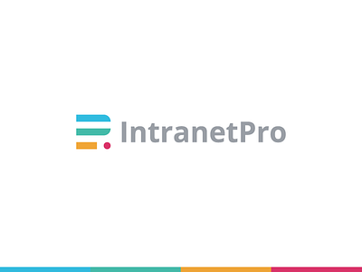 IntranetPro branding connect files i icon identity intranet logo monogram p pro task