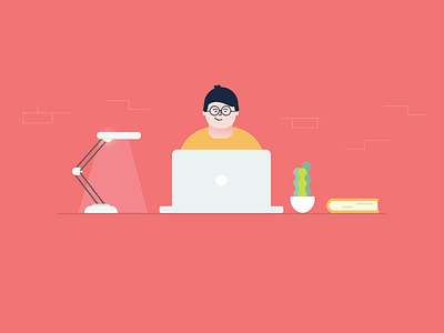Web Push Notifications for Bloggers working writer