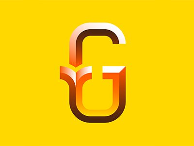 G for 36days of type design illustration letter lettering retro type vector
