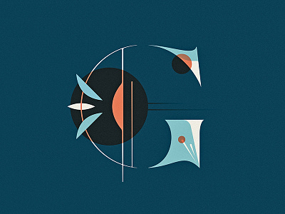 36 Days of Type - G 36daysoftype capital dropcap g illustration letter lettering pattern type typography vector