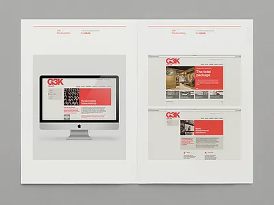 Style Guide - G3K brand brand guidelines branding design flat guide guideline identity print red stationary style
