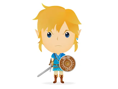 Link - Breath of The Wild art breath of the wild character game link mario nintendo switch video game zelda