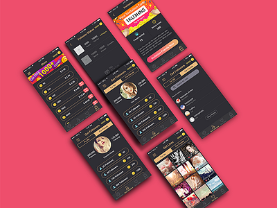 Follow Like app fans ui