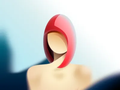 Girl girl red hair woman