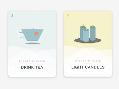 How to Hygge 02 candles hygge illustrations tea winter