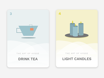 How to Hygge 02 candles hygge illustrations tea winter