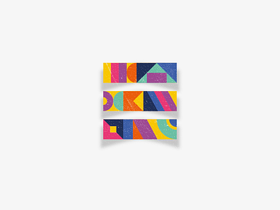 Colofoul E 36days e 36daysoftype colors e illustrator letter lettering pattern shadow shapes