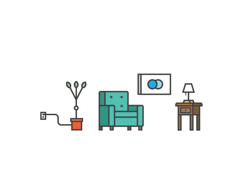 Fresh Air chair desk furniture future lamp painting tree