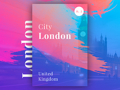 Travel Book Cover #2 book brush city concept gradient graphic design italy shapes travel typography