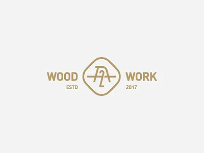 2A Woodwork branding lettering logo typography ukraine