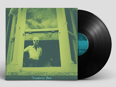 Record Sleeve band illustration logo lp music packaging skull vinyl