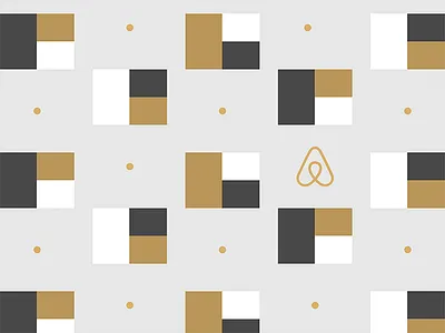 Airbnb Pattern airbnb geometric wireframe