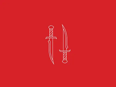 Daggers dagger desert hot sauce icon illustration