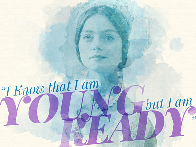 Victoria Quote Graphic photoshop watercolor