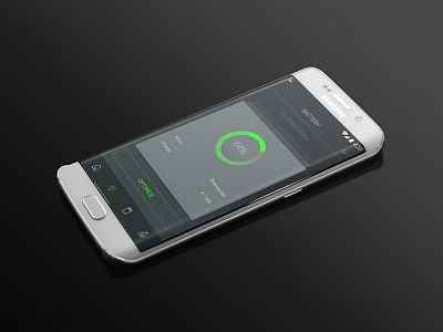 Battery Charging UI android battery charge charging dark mobile ui user interface ux
