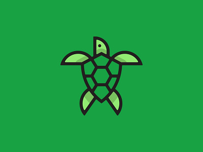 Turtle animal icon logo turtle