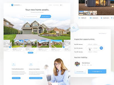 x landing page real estate search