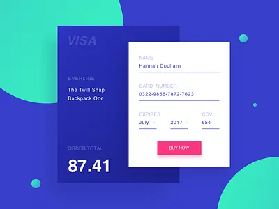 Daily UI #002 Checkout checkout daily