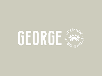 George Stone Crab animal branding brandmark crab food identity logo logomark restaurant