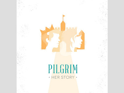 Pilgrim Play Branding Concept - Final branding castle concept journey logo pilgrim pilgrims progress play theater theatre youth