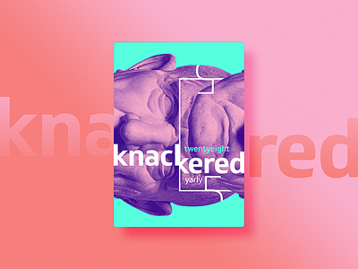 ☝ static eyes☝ #05 • Knackered 2017 brazil colours design duotone freelance gradient portfolio poster sculpture type typography