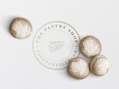 The Fayetteville Pastry Shop brand branding bread icon logo mark pastry